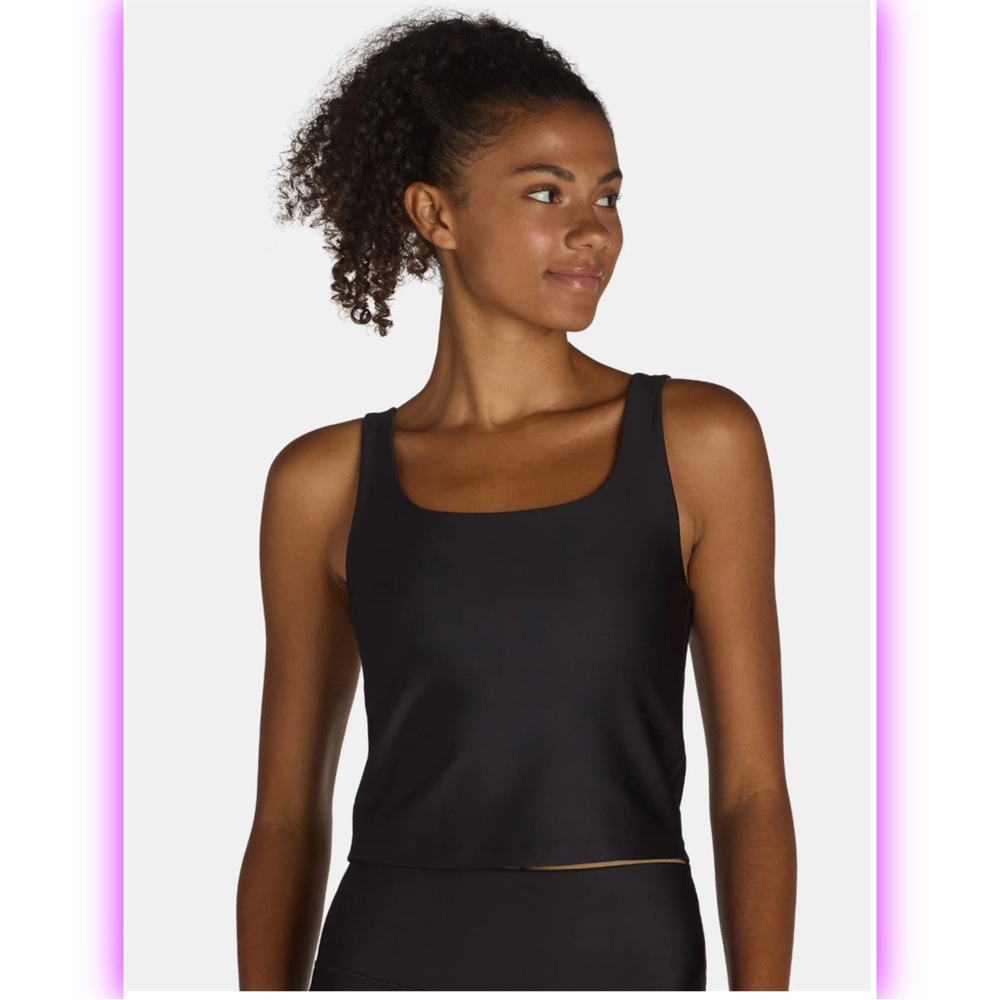 Avia Women's Shine Long Line Sports Bra, Size XXL
